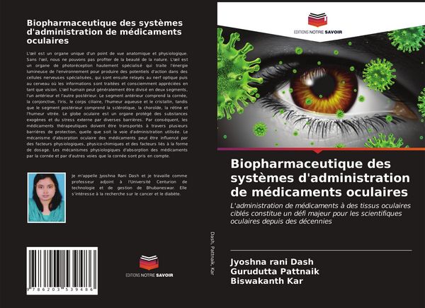 Produktbild: Biopharmaceutique des syst&egrave;mes d'administration de m&eacute;dicaments oculaires