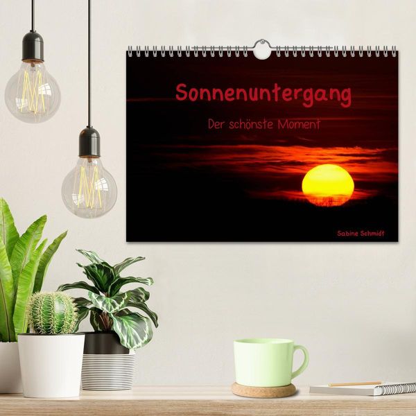 Produktbild: Sonnenuntergang (Wandkalender 2026 DIN A4 quer), CALVENDO Monatskalender