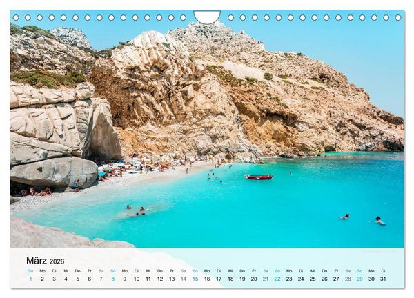 Produktbild: Griechenland - Inselparadies in Europa (Wandkalender 2026 DIN A4 quer), CALVENDO Monatskalender