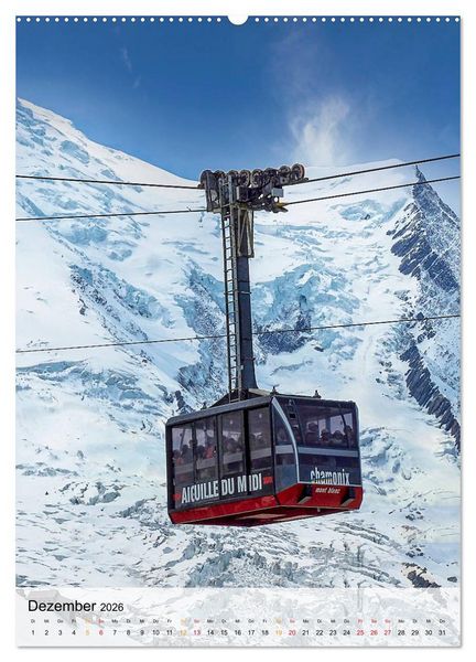 Produktbild: Nervenkitzel Seilbahn (Wandkalender 2026 DIN A2 hoch), CALVENDO Monatskalender
