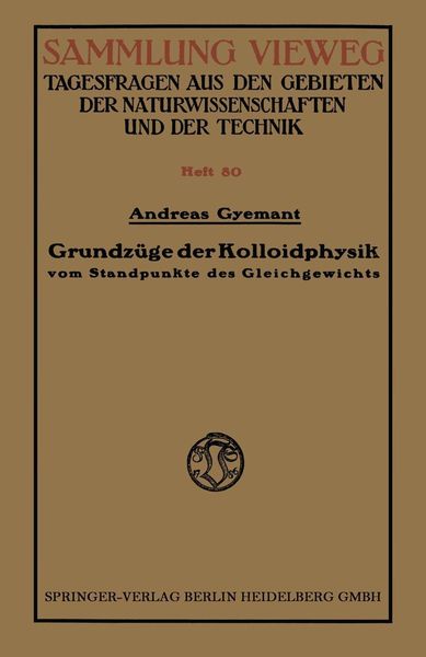 Produktbild: Grundz&uuml;ge der Kolloidphysik