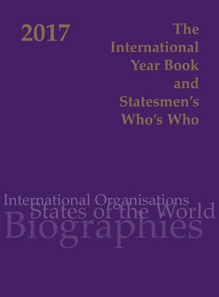 Produktbild: International Year Book & Statesmen's Who's Who 2017