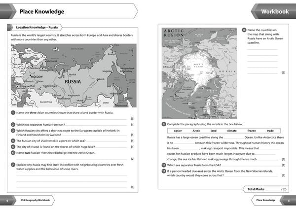 Produktbild: KS3 Geography Workbook