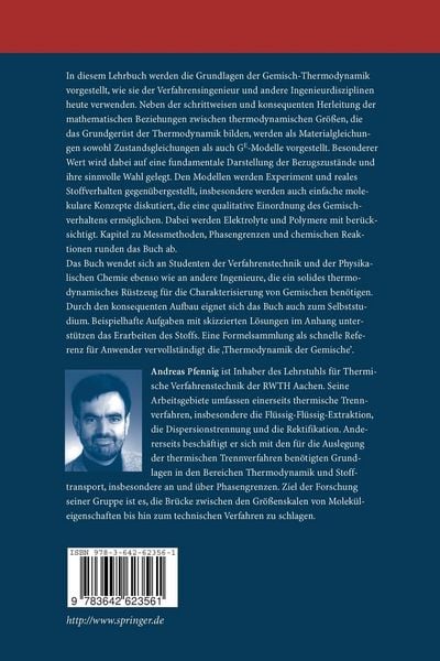 Produktbild: Thermodynamik der Gemische