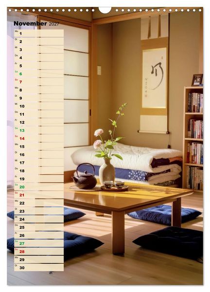 Produktbild: Japanische Lebensart (Wandkalender 2027 DIN A3 hoch), CALVENDO Monatskalender