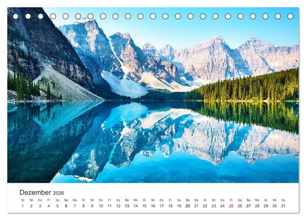 Produktbild: Kanadas Wunder (Tischkalender 2026 DIN A5 quer), CALVENDO Monatskalender