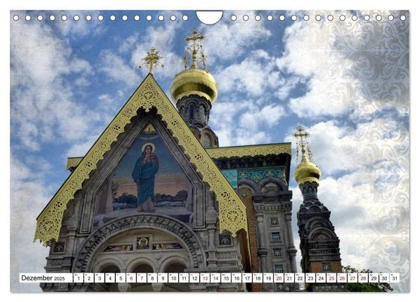 Magisches Darmstadt (Wandkalender 2025 DIN A4 quer), CALVENDO Monatskalender