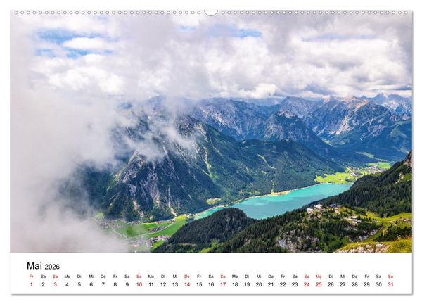 Produktbild: Traumhafter Achensee - eine kalendarische Reise (hochwertiger Premium Wandkalender 2026 DIN A2 quer), Kunstdruck in Hochglanz