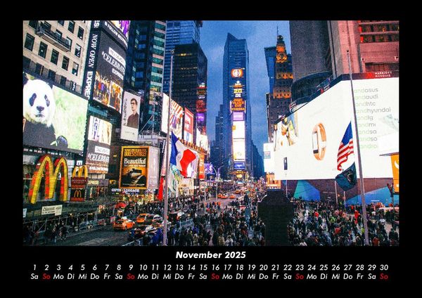 Produktbild: New York 2025 Fotokalender DIN A3