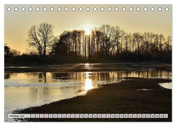 Produktbild: Hochwasser als Teil der Umwelt (Tischkalender 2026 DIN A5 quer), CALVENDO Monatskalender