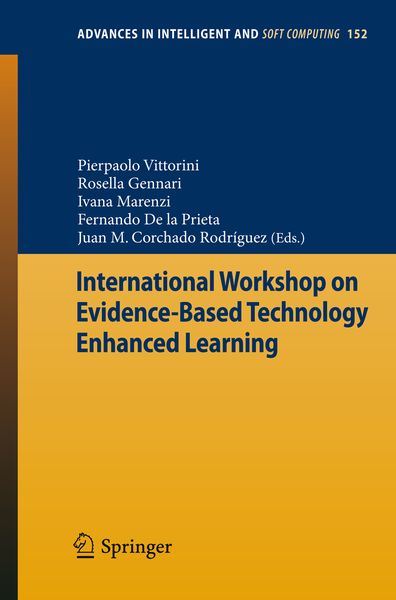 Produktbild: International Workshop on Evidence-Based Technology Enhanced Learning
