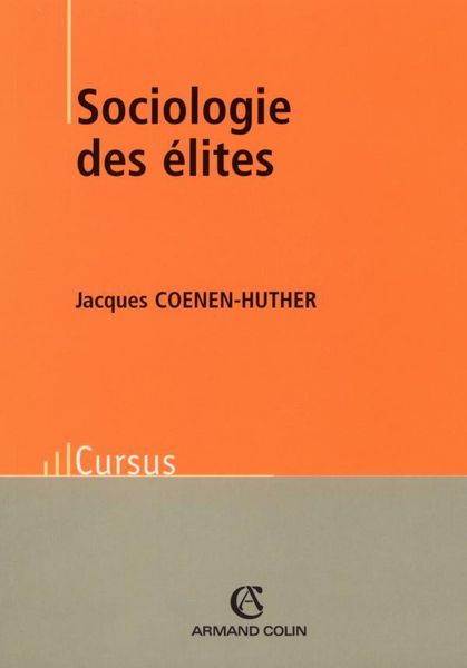 Produktbild: Sociologie des elites