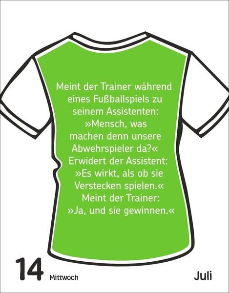 Produktbild: Fu&szlig;ballspa&szlig; f&uuml;r Kids Tagesabrei&szlig;kalender 2027 - Witze, lustige Spr&uuml;che und verr&uuml;ckte Fakten