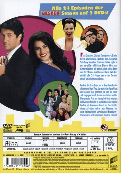 Produktbild: Die Nanny - Season 1 [3 DVDs] (M-Lock)