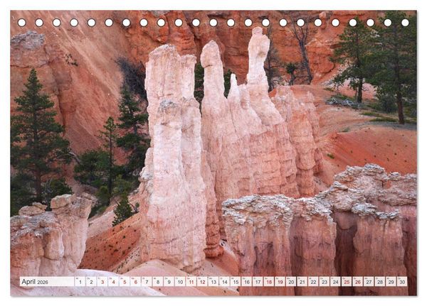 Produktbild: Bryce Canyon, Wunder der Natur (Tischkalender 2026 DIN A5 quer), CALVENDO Monatskalender