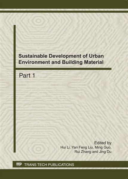Produktbild: Sustainable Development of Urban Environment and Building Material
