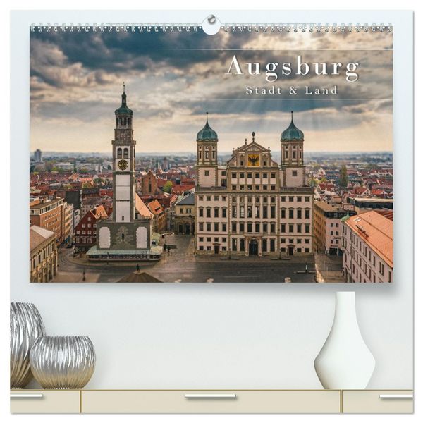Produktbild: Augsburg - Stadt und Land (hochwertiger Premium Wandkalender 2026 DIN A2 quer), Kunstdruck in Hochglanz