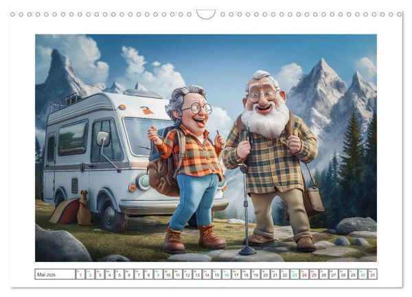 Produktbild: Alt, aber nicht leise (Wandkalender 2026 DIN A3 quer), CALVENDO Monatskalender