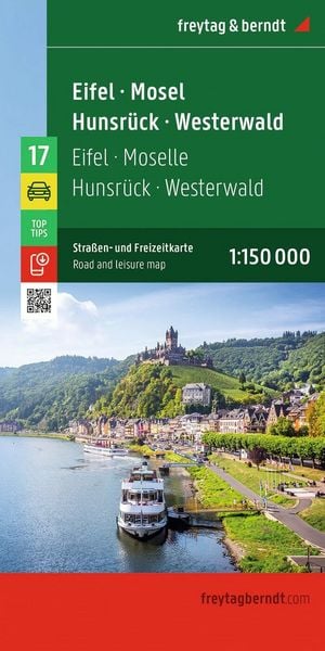 Produktbild: Freytag & berndt Stra&szlig;enkarte Eifel - Mosel - Hunsr&uuml;ck - Westerwald 1:150.000