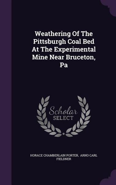 Produktbild: Weathering Of The Pittsburgh Coal Bed At The Experimental Mine Near Bruceton, Pa