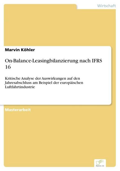 Produktbild: On-Balance-Leasingbilanzierung nach IFRS 16