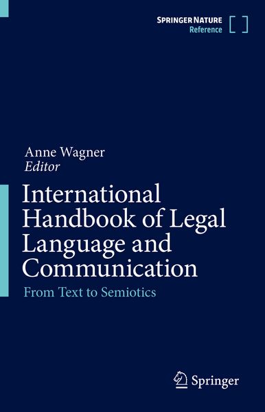 Produktbild: International Handbook of Legal Language and Communication