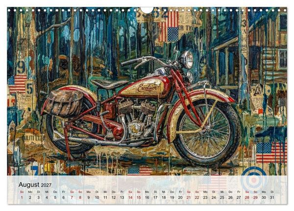 Produktbild: Kult-Motorr&auml;der der USA (Wandkalender 2027 DIN A3 quer), CALVENDO Monatskalender