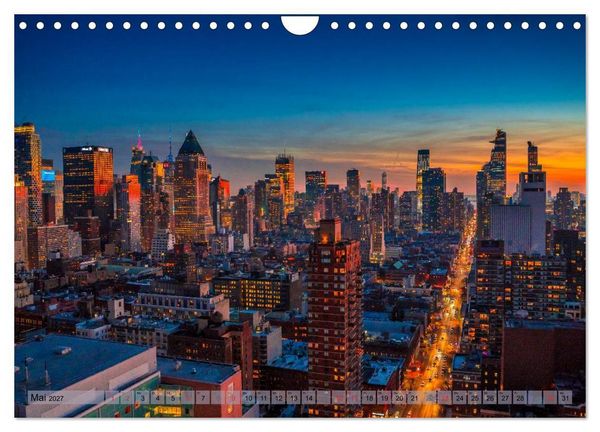 Produktbild: New York - Stadt der Wolkenkratzer (Wandkalender 2027 DIN A4 quer), CALVENDO Monatskalender