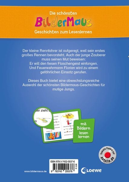 Produktbild: Die schönsten Bildermaus-Geschichten zum Lesenlernen für mutige Jungs