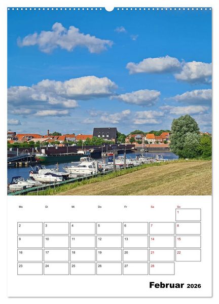 Produktbild: Boizenburg am Elberadweg (hochwertiger Premium Wandkalender 2026 DIN A2 hoch), Kunstdruck in Hochglanz