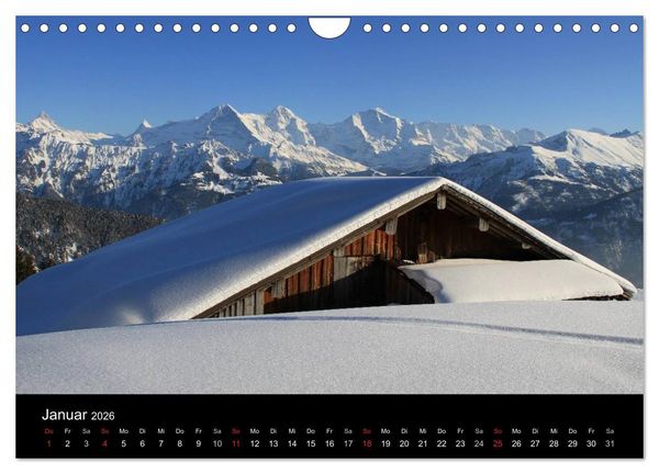 Produktbild: Berner Oberland (Wandkalender 2026 DIN A4 quer), CALVENDO Monatskalender