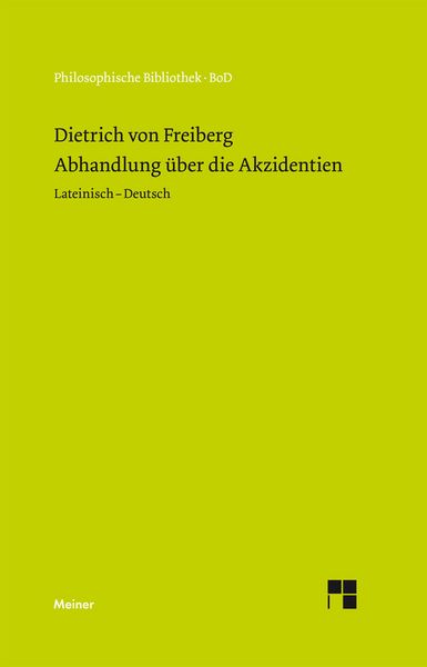 Produktbild: Abhandlung &uuml;ber die Akzidenzien