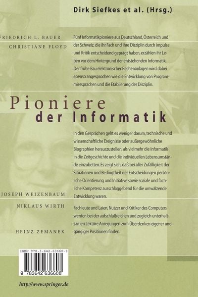 Produktbild: Pioniere der Informatik