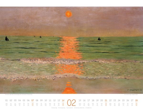 Produktbild: Kunstwerk Meer Kalender 2027