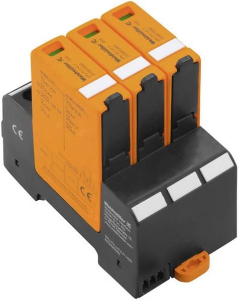 Produktbild: Weidm&uuml;ller 2530520000 VPU PV I+II 3 1000 E &Uuml;berspannungsschutz-Ableiter steckbar 20 kA 1 St.