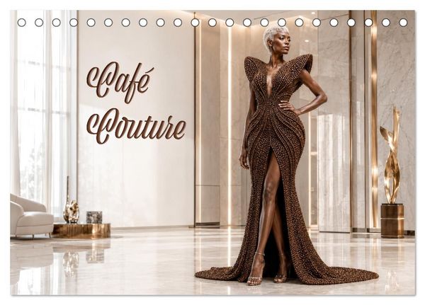 Produktbild: Caf&eacute; Couture (Tischkalender 2027 DIN A5 quer), CALVENDO Monatskalender