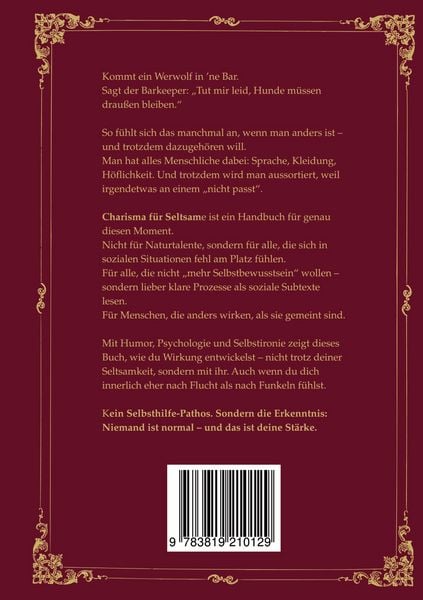 Produktbild: Charisma f&uuml;r Seltsame