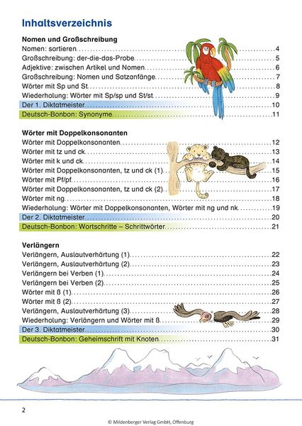 Das Übungsheft Rechtschreiben 2
