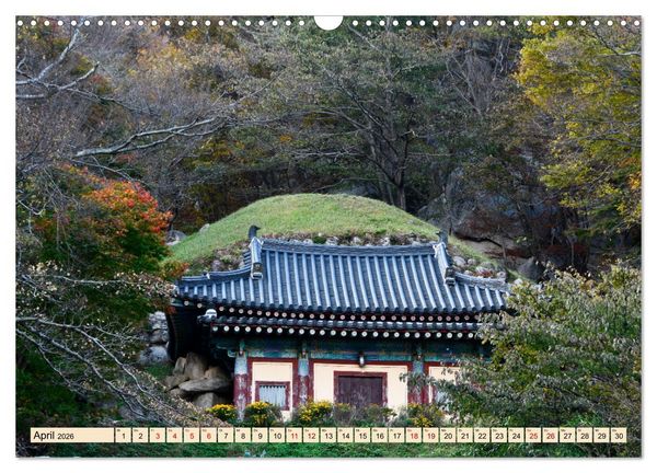 Produktbild: S&uuml;dkoreas Herbstf&auml;rbung (Wandkalender 2026 DIN A3 quer), CALVENDO Monatskalender