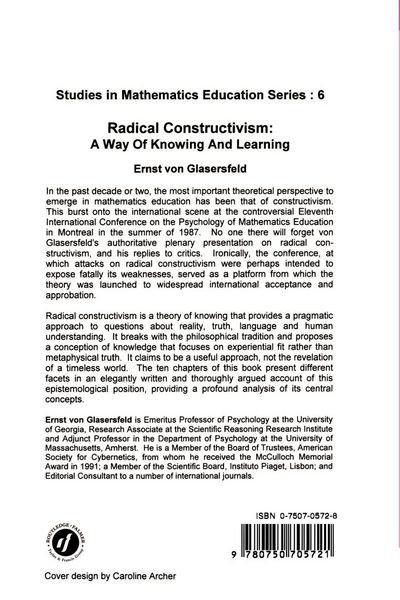 Produktbild: Radical Constructivism
