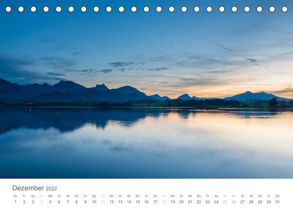 Produktbild: Alpine Seelandschaften (Tischkalender 2022 DIN A5 quer)