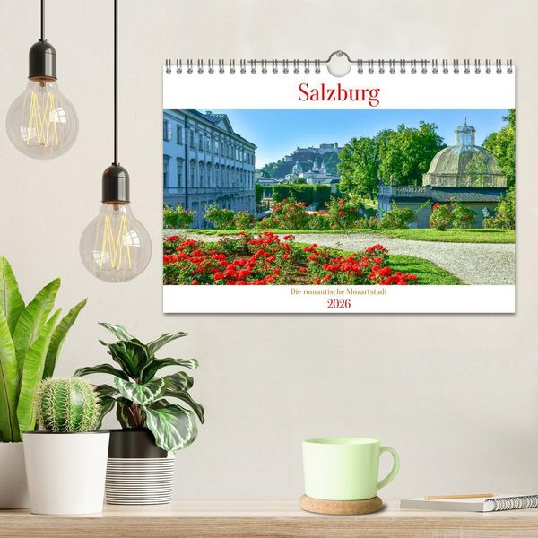 Produktbild: Salzburg - Die romantische Mozartstadt (Wandkalender 2026 DIN A4 quer), CALVENDO Monatskalender