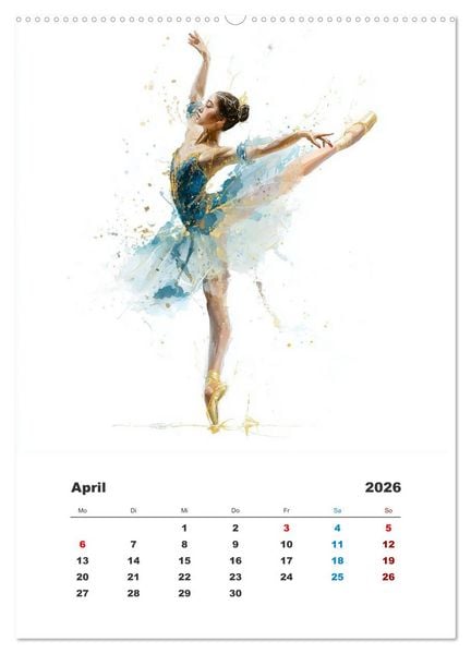 Produktbild: Tanz aus der Stille (Wandkalender 2026 DIN A2 hoch), CALVENDO Monatskalender