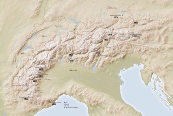 Produktbild: Alte Wege in den Alpen