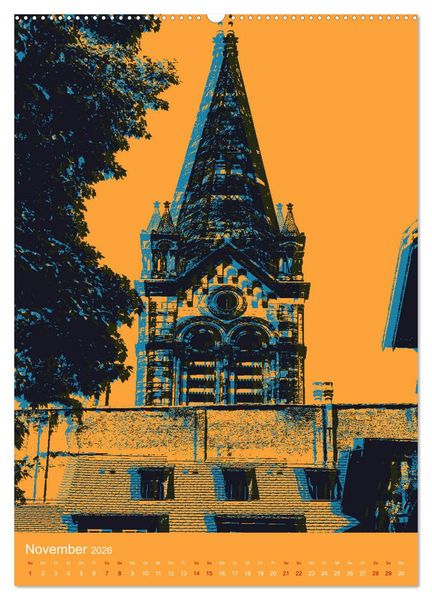 Produktbild: Stra&szlig;burg reloaded - Pop-Art trifft Tradition (hochwertiger Premium Wandkalender 2026 DIN A2 hoch), Kunstdruck in Hochglanz