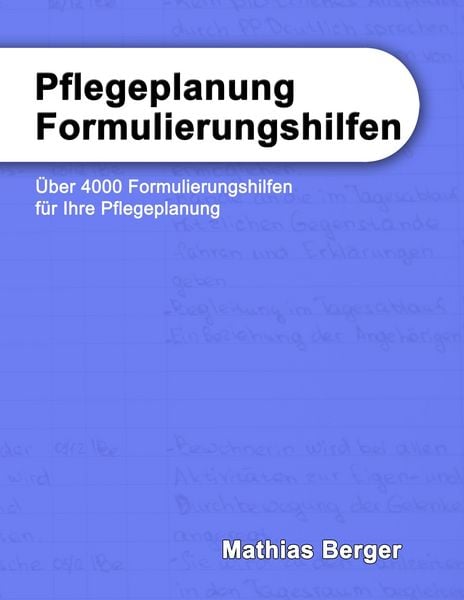 Produktbild: Pflegeplanung Formulierungshilfen