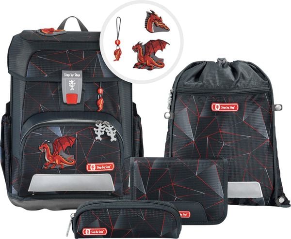 Produktbild: STEP BY STEP&reg; Schulrucksack-Set Cloud 5teilig, Dragon Drako