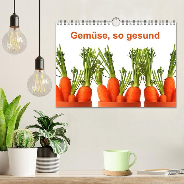 Produktbild: Gem&uuml;se, so gesund (Wandkalender 2026 DIN A4 quer), CALVENDO Monatskalender