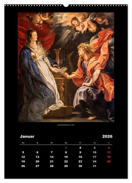 Produktbild: Peter Paul Rubens - Rubens (hochwertiger Premium Wandkalender 2026 DIN A2 hoch), Kunstdruck in Hochglanz
