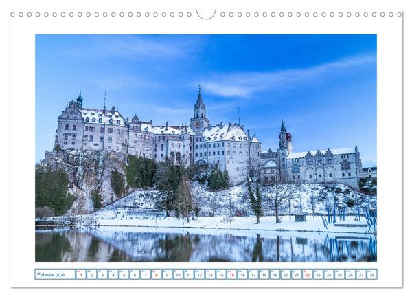 Produktbild: Sigmaringen - h&uuml;bsche Kleinstadt an der Donau (Wandkalender 2026 DIN A3 quer), CALVENDO Monatskalender